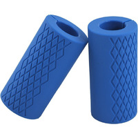 Kobo Rubber Thick Bar Grips Turns Barbell, Dumbbell,&Kettlebell Into Gripz For Fat Bar Training&Muscle Growth. Strengthen Your Forearm, Biceps, Triceps, Chest. For Crossfit, Strongman Bodybuilding