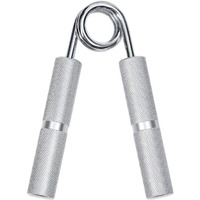 LAFILLETTE 150 lbs Metal Hand Gripper Forearm Wrist Heavy Strength Exercise Hand Grip/Fitness Grip (Silver)
