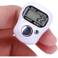 Mini Hand Tally Counter Finger Ring Digital Electronic Head Count,Japa Counter Counting Machine For Mantra Jap And Cricket Umpire And Various Counting Purpose Small (Color May Vary)