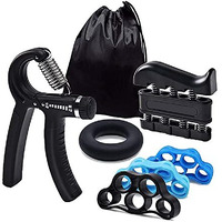 Bodylastics Hand Grip Strengthener Set Fingers, Wrist, Forearm 10 to 40 kgs Adjustable Resistance Exercising Body Workout