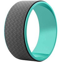 Bodylastics Yoga Wheel for Women and Men Fitness 13 Strong, Sweat Resistant and Eco-Friendly (Blue/Black)