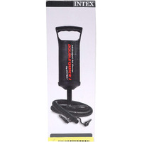 Intex Double Quick Hand Pump, Air Pump for Inflatables (Black, Pack of 1)