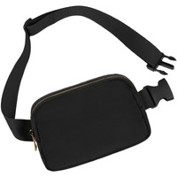 NEOUTH Waist Belt Bag Fashion Fanny Women Waist Pack with Adjustable Strap for Travel Running Hiking Walking Christmas Gift Black