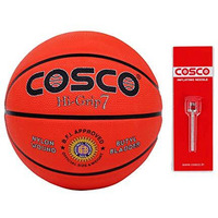 Cosco Hi-Grip Basket Balls, Size 7 (Orange)