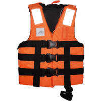 Jilani Kids Swim Jacket Life Jacket Personal Flotation Safety Life Jacket Weight Capacity Up to 80Kg Buoyancy 100N Age 6-15Years (Orange)
