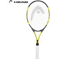 HEAD Titanium 1000 Aluminium Tennis Racquet, Colour - Black/Yellow (Strung)