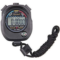 RS Waterproof Digital LCD Stopwatch Chronograph Timer Counter Sports Alarm Xmas