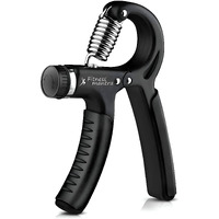 Fitness Mantra Weight Adjustable Hight Quality Hand Gripper for Men & Women |Hand Grip|Finger Exerciser|Power Gripper|Hand Exerciser Equipment|Hand Strengtheners (Black, 10KG-40KG)