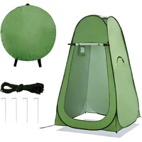 GNASTAS Portable Privacy Pop Up Polyester Dressing Changing Tent, Outdoor Tent, Foldable Outdoor Shower Tent, Camp Toilet Tent,Rain Shelter for Camping 1pc(Green)