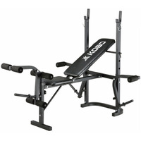 Kobo Exercise Weight Lifting Imported Home Gym Foldable Multipurpose Fitness Bench, Incline, 180 kg Limit