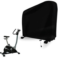 KHOOBREZ Waterproof, Indoor and Outdoor Exercise Cycle and Bike Cover EBC(Black)