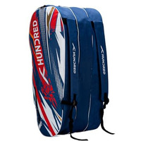 HUNDRED Polyester Levelup Kit Bag Double Compartment with Side Pouch (6In1) (Dust Blue)