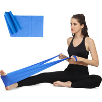 HealthHike Yoga Band | Theraband for Physiotherapy, Stretching, Yoga & Resistance Workout | Latex-Free, Anti-Allergic & Tear-Resistant thera Band for Exercise, Size 60 X 5 inch