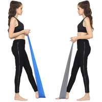 HealthHike Yoga Band | Theraband for Physiotherapy, Stretching, Yoga & Resistance Workout | Latex-Free, Anti-Allergic & Tear-Resistant thera band for exercise, Size 60 X 5 inch