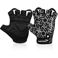 Mayor Venus Gym & Fitness Gloves for Men & Women, Gym Workout Gloves, Gym Accessories Men, Weightlifting Gloves, Gloves for Gym (Grey/Black)