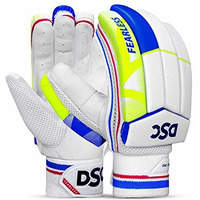 DSC Attitude Cricket Batting Gloves, Size - Youth, Right Hand, Color - Red/Blue