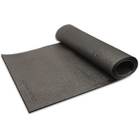 AGARO Royal High Density PVC Mat for Women & Men, Non-Slip, Exercise Mat for Home Workout, Exercises, Meditation, Black, 33660