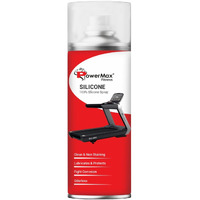 PowerMax Fitness Silicone Oil Lubricant Spray for Treadmill (500ml), Use For Equipment Applications Extra Long Control Flow Applicator Easy To Use On All Treadmills
