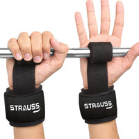 Strauss ST Cotton Gym Support, Pair (Black)
