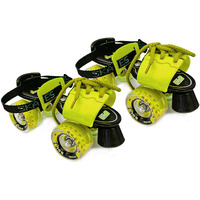 JASPO Tenacity ZXI Plus Adjustable Senior Roller Skates Suitable for Age Group 6-14 Years. (Yellow)