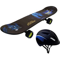 JASPO Black Panther Fibre Skateboard Combo (26.5 * 6.5 ) for Age Group 7 Years and Above (Dual)