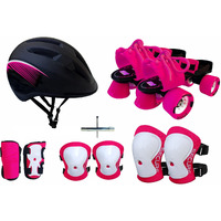 Jaspo Insane Queen Adjustable Roller Blade Skates Suitable for Age Group (6-14 Years) (Queen) Color-Pink