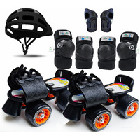Jaspo Insane For Boys Adjustable Roller Skates Suitable For Age Group (Upto 5 Years) (Junior Insane Boys (Upto 5 Years)) Color-Black - Speed Wheel