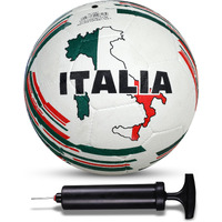 Nivia Combo Country Color (Italy) Moulded Football with Ball Pump (Size - 5)