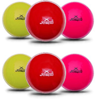 Jaspo T-20 Multicolor (Six PC.) Cricket Ball