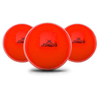jaspo PVC T-20 Soft Cricket Balls (Orange, 110 gm) - Pack of 3