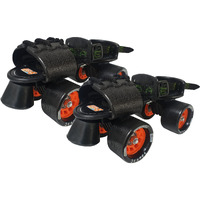 jaspo Insane Adjustable Roller Blade Skates Suitable For Age Group (6-14 Years, Unisex, Speed_Wheel, Orange)