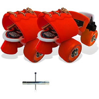 jaspo Unisex G-Force Junior Adjustable Outdoor Wheel Roller Skates Orange (Up To 5 Years Age Group)