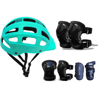 jaspo SX 4 Plastic Protective Set Suitable for Age Group Upto 12 Years Old (Cyan)
