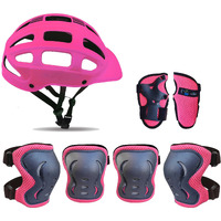 jaspo SX 4 Plastic Protective Set (Suitable for Age Group Upto 12 Years Old)- Pink
