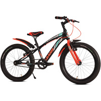 Leader Speedy Bike 20T Kids Cycle for Age 6 to 9 Years (Black/Orange) | Frame Size 12  | Unisex Cycle