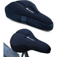 GELRIDE Advanced Gel Bicycle Saddle Seat Cushion Cover for Indoor Outdoor Cycling, Exercise Cycle - Soft and Washable, 100% Gel Material, Made in India