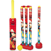 Disney Mickey 20-20 Cricket Set for Kids Bat & Ball Set Playing Outdoor and Indoor Sports Game Toy (20-20 Cricket kit)