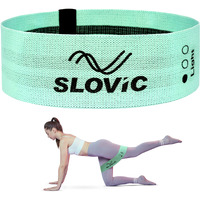 SLOVIC Resistance Bands for Workout for Women with 30+ Workout Guide (10-25 Lbs) Anti Slip Loop Hip Band for Women & Men Mini-Loop Booty Bands for Glutes and Squats Exercise, Suitable for Home & Gym