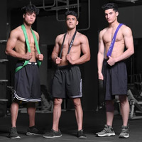 SLOVIC Resistance Bands for Workout for Men and Women (1 Year Warranty) Resistance Band Set & Exercise Band for Home Gym Fitness Pull Up Band & Toning Band | Natural and Unbreakable Rubber