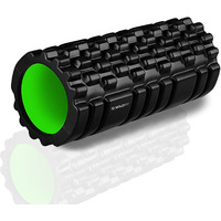 Boldfit Foam Roller for Back Pain, Deep Tissue Massage and Body Pain High Density Foam Roller for Exercise in Gym, Home Back Roller for Muscle Recovery Massage Roller for Stretching - 33cm White