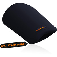 moonwalkr Cricket Arm Guard Premium Protective Gear for Batter s Height (5 4  - 6 6 ) Arm Guard Cricket for Men Cricket Accessories Lightweight & Comfortable Arm Guard for Safety (Blue, Adult)