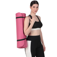Yoga Mat, Non-Slip Exercise Mat for Yoga, Pilates (PINK, 13 MM)