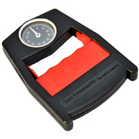 Zlda Hand Dynamometer Fitness Equipment Grip Power Strength Meter Force Gauge Grip Reader Strength Counter, 0-130 kg Capacity, Multicolour