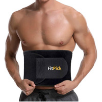 FIT PICK Sweat/ Stomach Belt for Men and Women Non-Tearable, Sauna Belt Waist Trainer for Men and Women