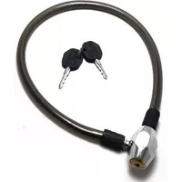 Gadget Deals Cycle Lock -Against Theft- Cycle Locks for Bicycle -Smart Steel Wire- Cycle Lock with Key -Cable Lock Cycle- Helmet Lock | Helmet Lock for Bike
