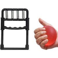 Gadget Deals- combo of - Gel Exercise Ball | finger exercise equipment | finger exerciser - Hand Grip | Physio Gel Ball |finger exerciser physiotherapy | Hand gripper