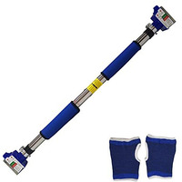 GOCART WITH G LOGO Adjustable No Screw Installation Strength Training Anti-Slip Chin Up Bar (100 KG)