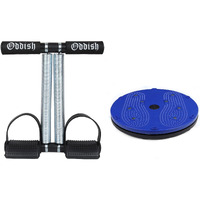ODDISH; way to fitness Tummy Trimmer with Twister and Toning Tube and hand Grip and ab exerciser and push up stand combo Pack for man and women (TUMMY TRIMMER WITH TWISTER)