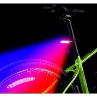 Gadget Deals USB Rechargeable Cycle Tail Light LED Waterproof Cycle Light Colors Red, Blue & White Cycle Light for Bicycle Different Modes Cycle Light Rechargeable