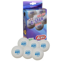 GKI G-Star Plastic, ABS Table Tennis Ball, (White) Standard Size